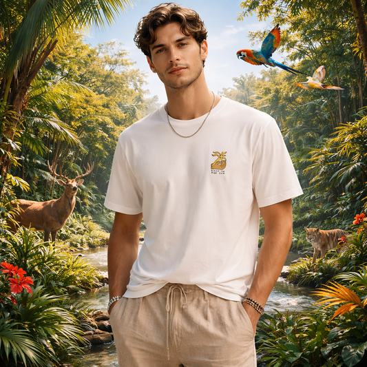 Tee-shirt natural plant tee Bask in the sun
