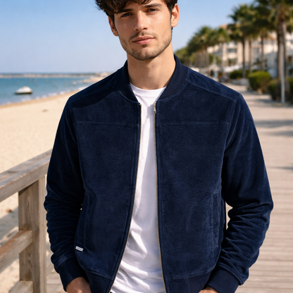Veste Steeve corduroy Pullin bleu navy