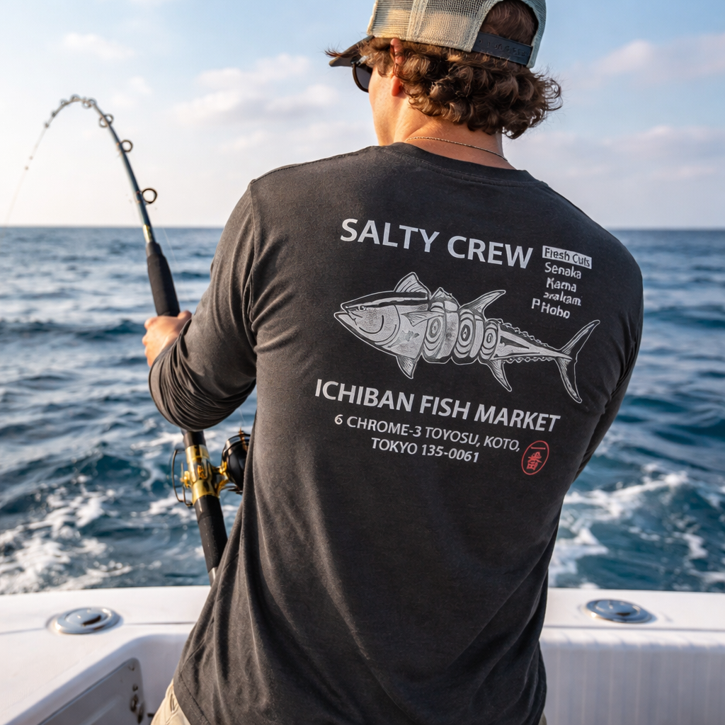 Tee shirt Ichiban LS black Salty Crew