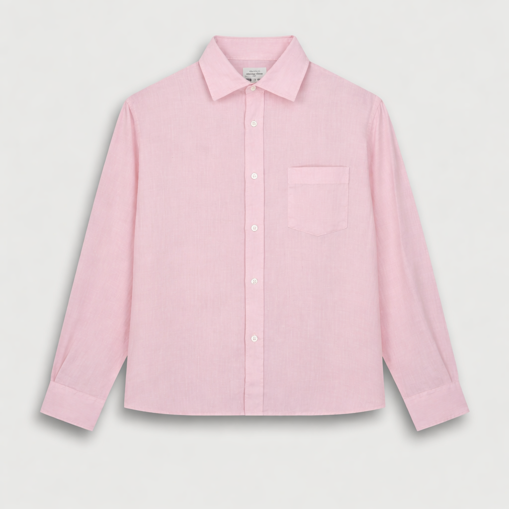 Chemise en Lin Paul Pat Hartford  rose