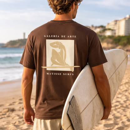 Tee shirt chocolate MATISSE Bask in the sun