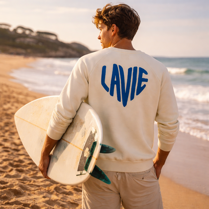 Sweat LA VIE cream Bask in the sun