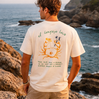 Tee shirt natural CRAB Bask in the sun