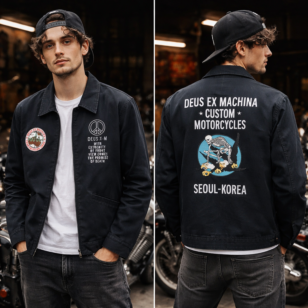 Veste Fugazi souvenir jacket Deus ex Machina