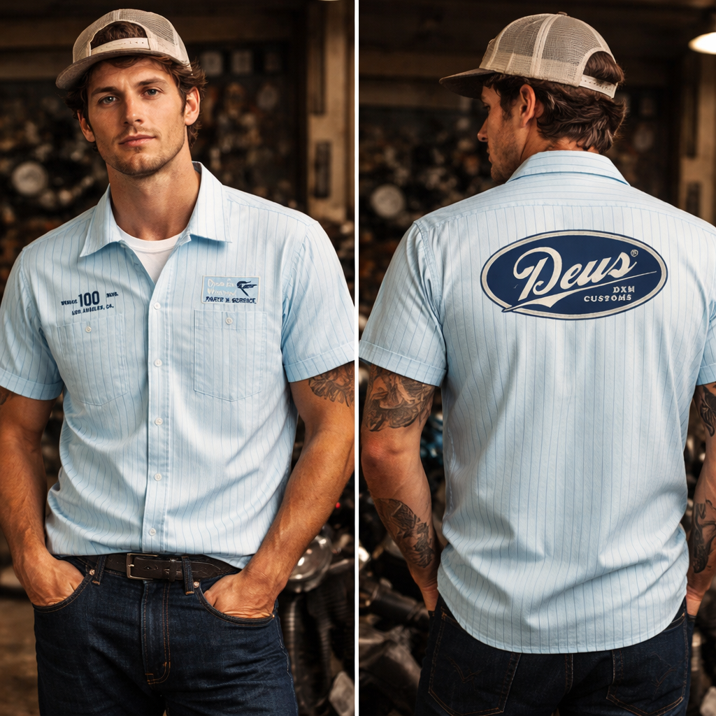 chemisette Forecourt stripe shirt Deus ex Machina