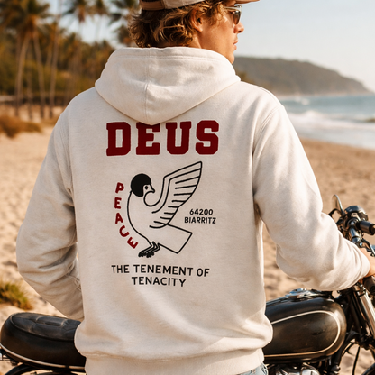 Sweat Hoodie Buck Up Zip Deus ex Machina Melon gris