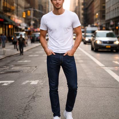 Pantalon Dening Classic blue Pullin