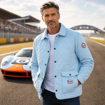 Veste gentleman quitlet GULF bleu ciel