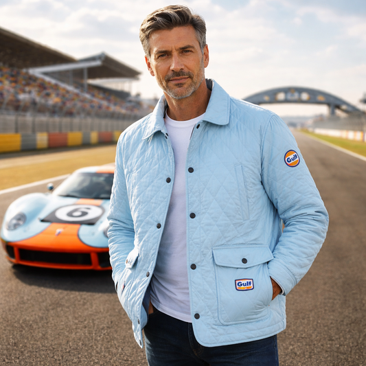 Veste gentleman quitlet GULF bleu ciel