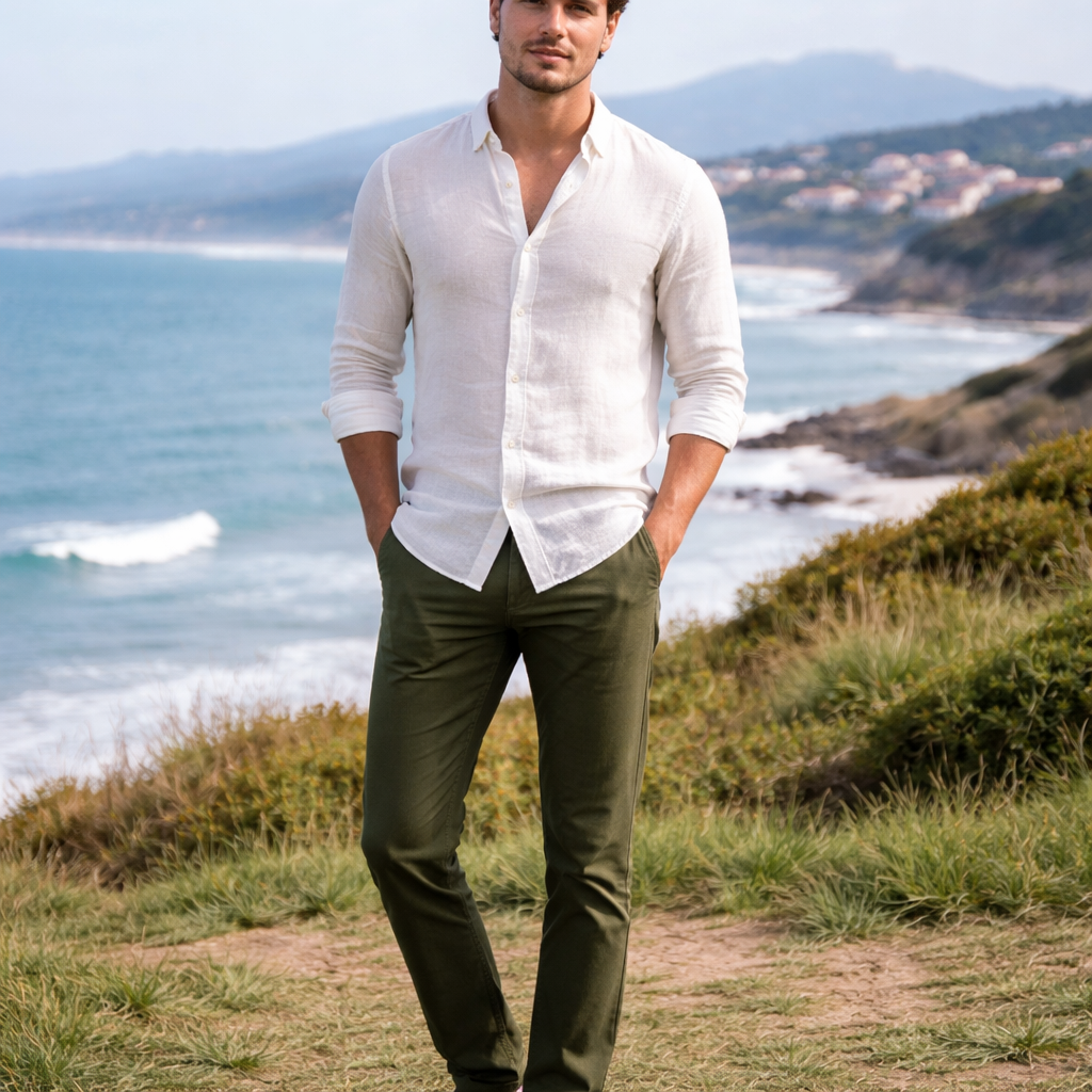 Pantalon dening chino Clover Pullin