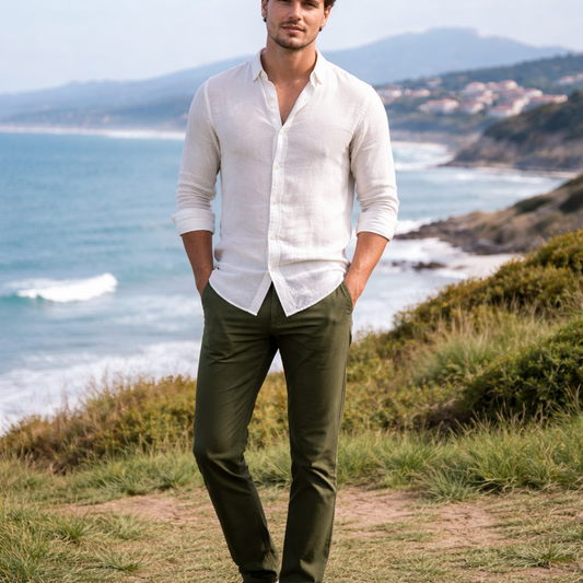 Pantalon dening chino Clover Pullin
