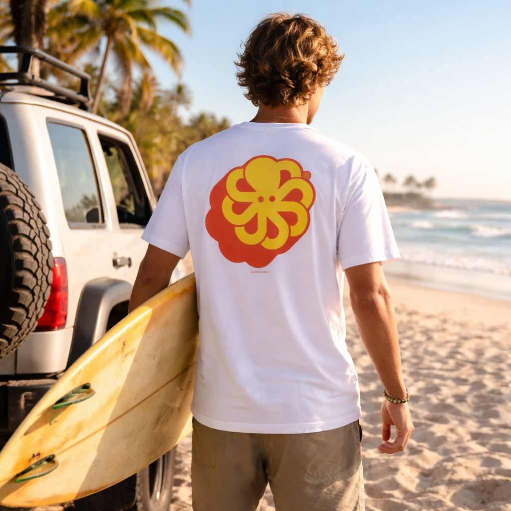 tee shirt Classic 3D White Josen Island