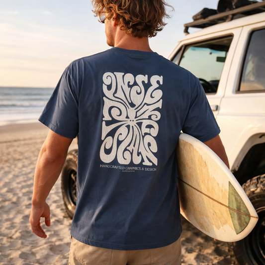 tee shirt confort The Artist 2 Josen Island Navy