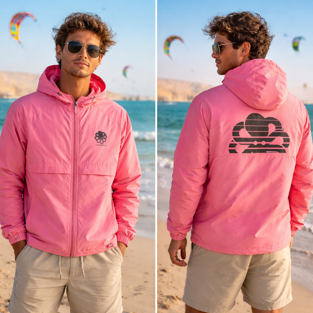 Coupe vent windbreaker Josen Island rose