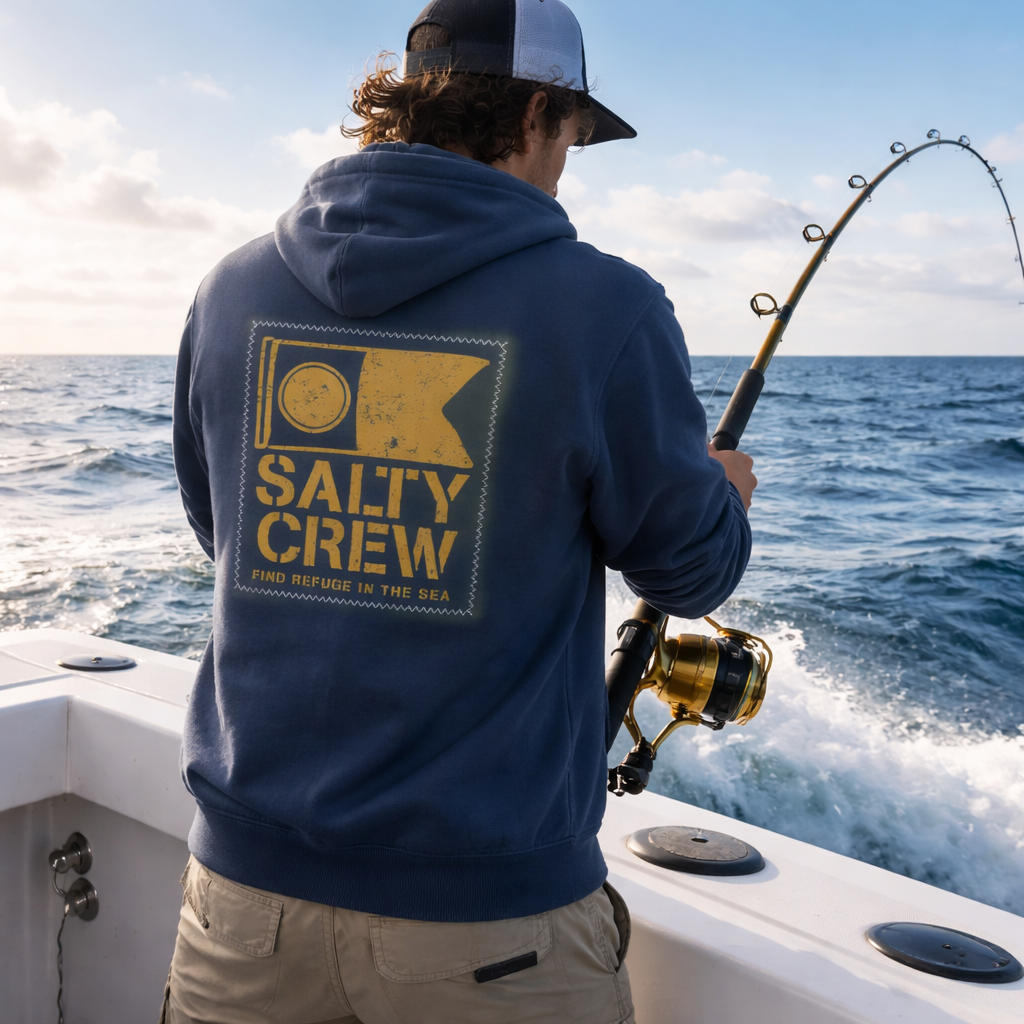 sweat hoddie Stitched zip fleece Salty Crew