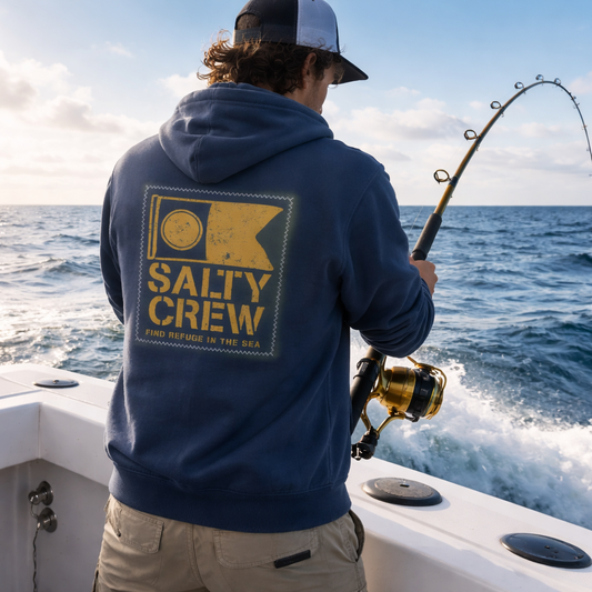sweat hoddie Stitched zip fleece Salty Crew