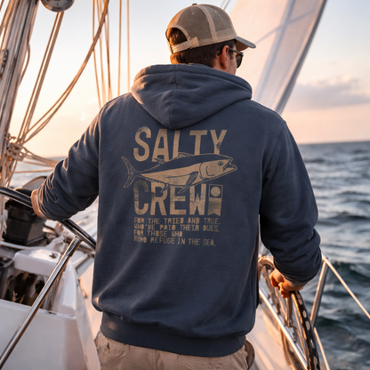 sweat hoddie Tried and true Salty Crew navy