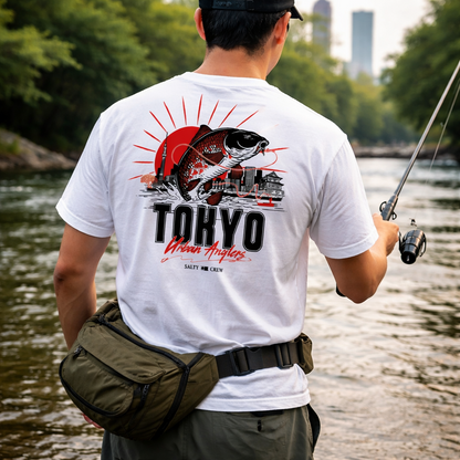 Tee shirt Tolyo Urban angler s/s tee Salty Crew White