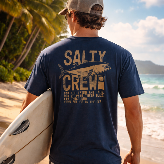 Tee shirt Tried and True  s/s tee Salty Crew Navy