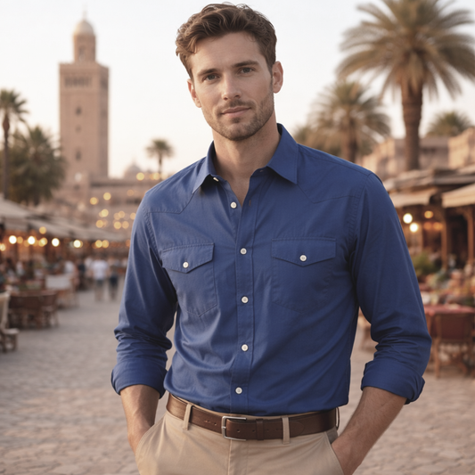 Chemise Phoenix Hartford bleu