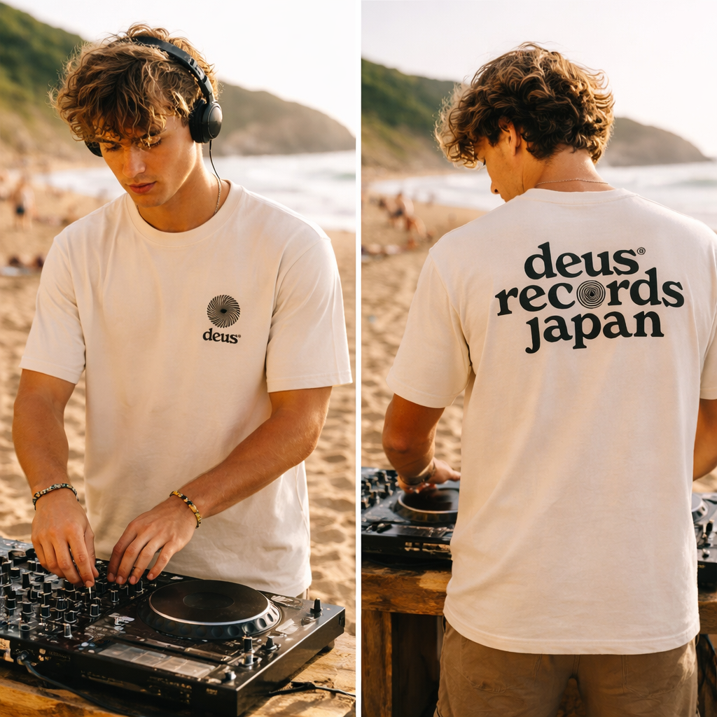 Strata Tee Deus Ex Machina White
