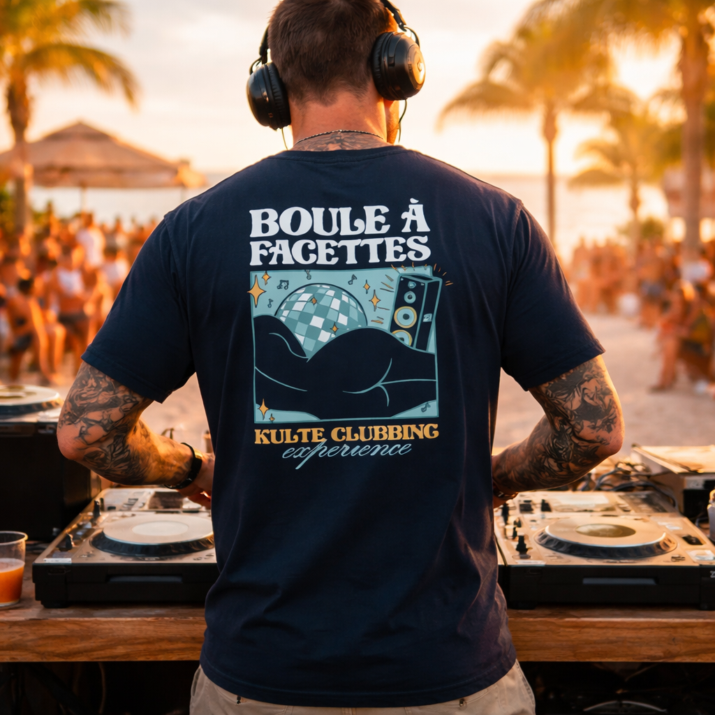 Tee shirt Clubbing KULTE Navy