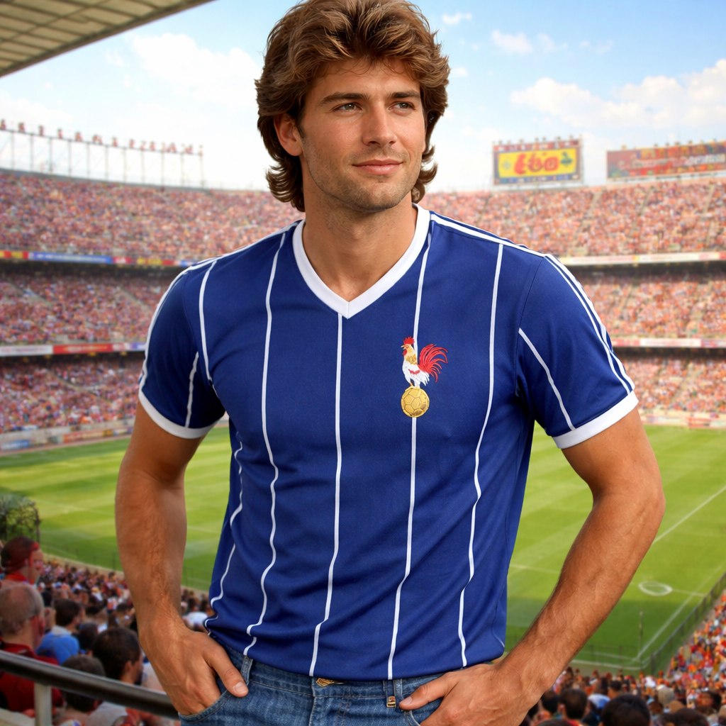 Tee Shirt France 82 Sports d'époque