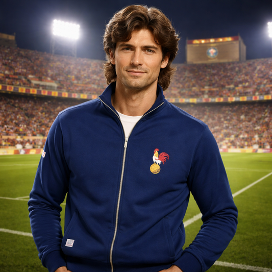 Sweat zippé Football AIME Sports d'époque
