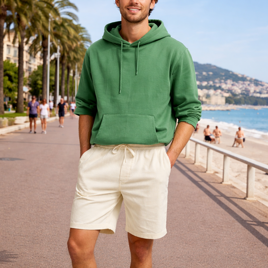 Short velour Datys Hero seven blanc