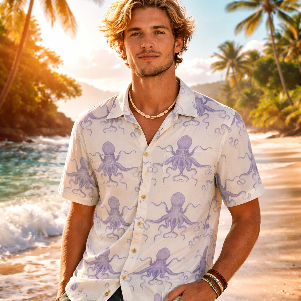 Chemise Hawaïenne Spectral Pullin