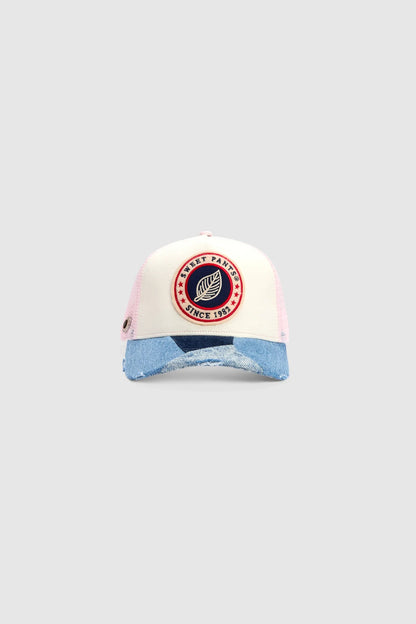 Casquette Patchwork cap Sweet Pants Couleur Primrose