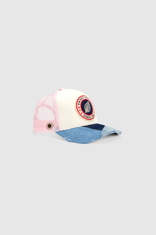 Casquette Patchwork cap Sweet Pants Couleur Primrose