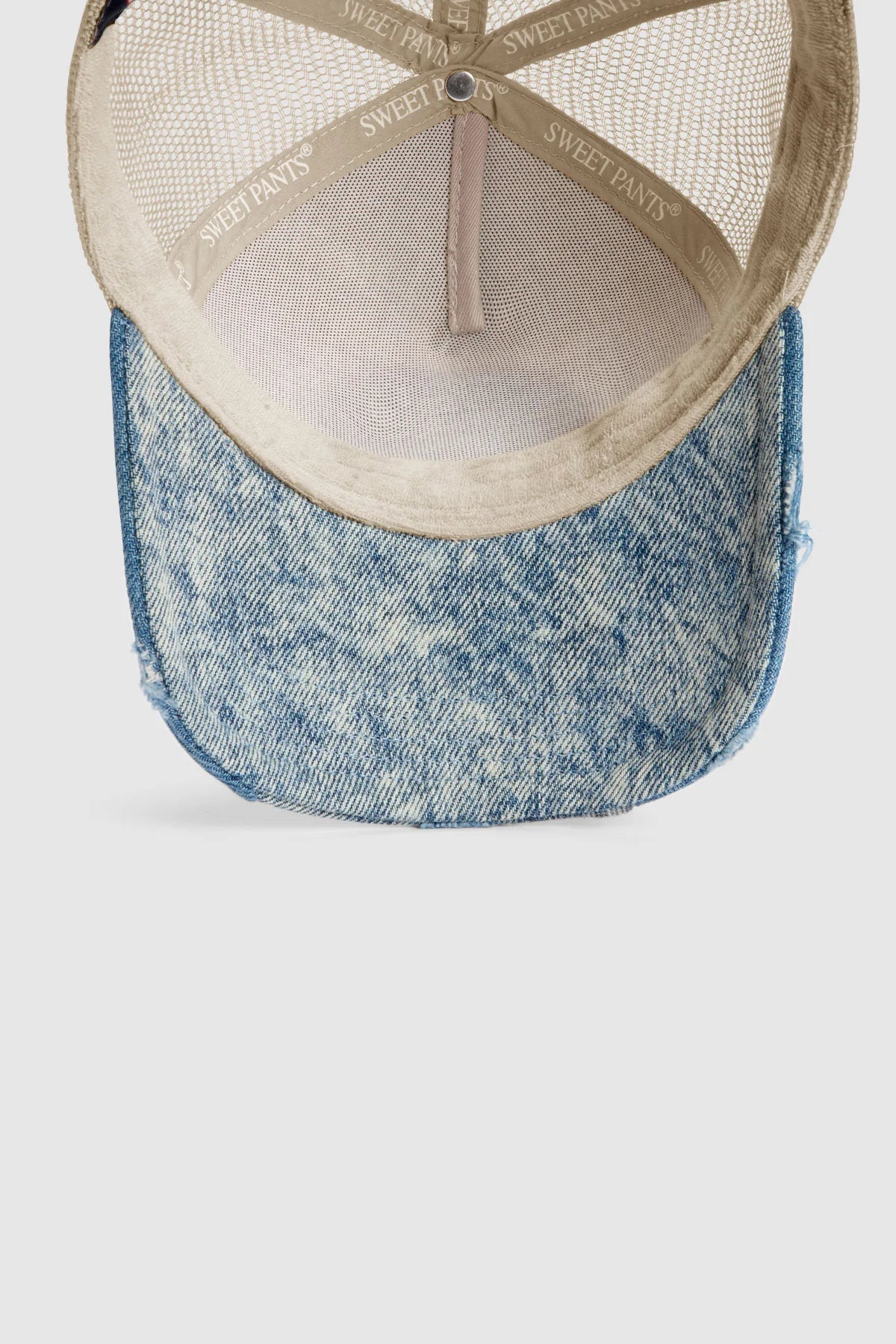 Casquette Patchwork cap Sweet Pants Couleur White pepper