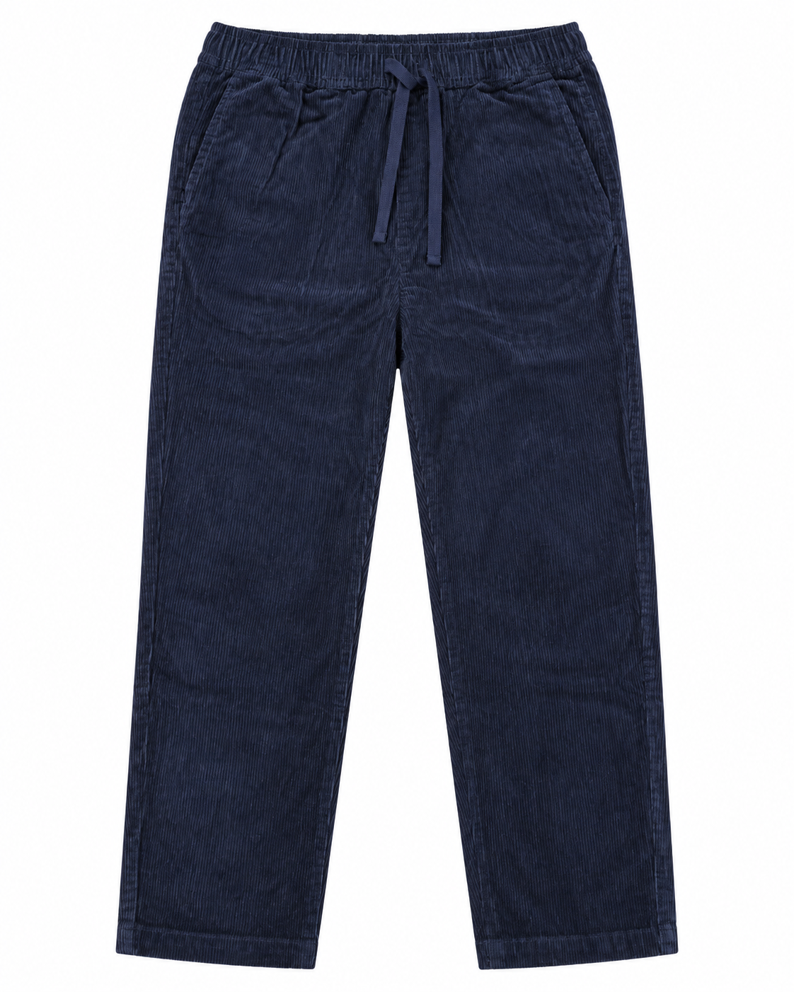 Pantalon Alwyn Hero Seven en velours côtelé bleu marine homme vue de face