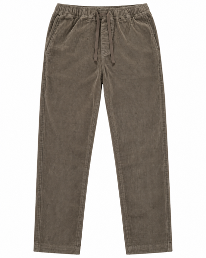 Pantalon Alwyn Hero Seven en velours côtelé taupe homme vue de face