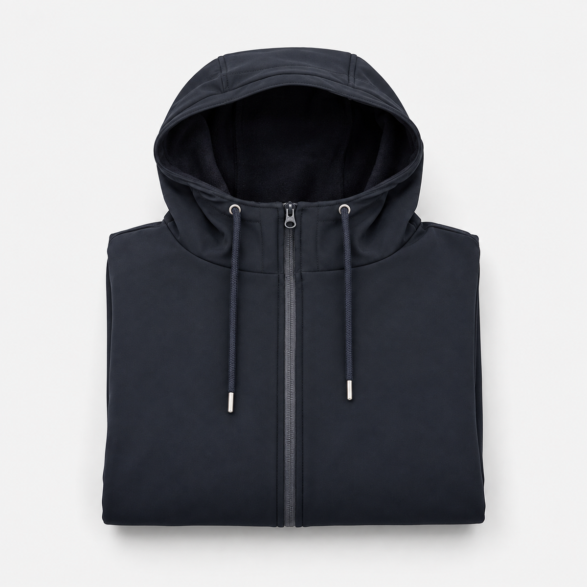Parka mi-longue Pullin DKNAVY pliée avec capuche et double zip étanche