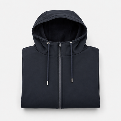 Parka mi-longue Pullin DKNAVY pliée avec capuche et double zip étanche