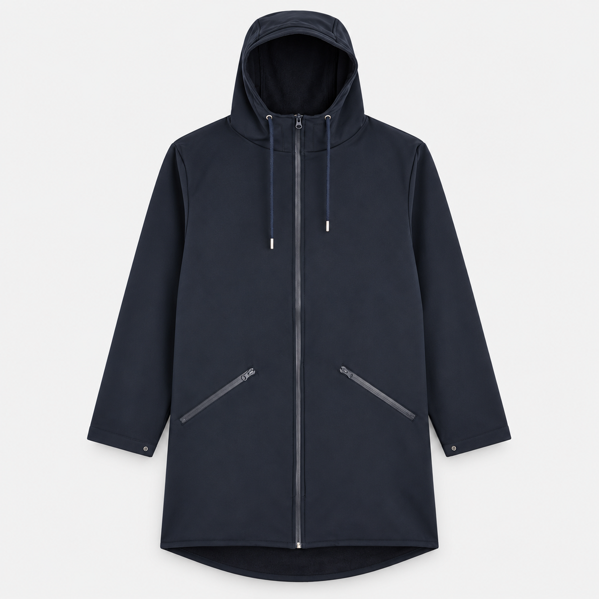 Parka mi-longue déperlante Pullin DKNAVY homme vue de face