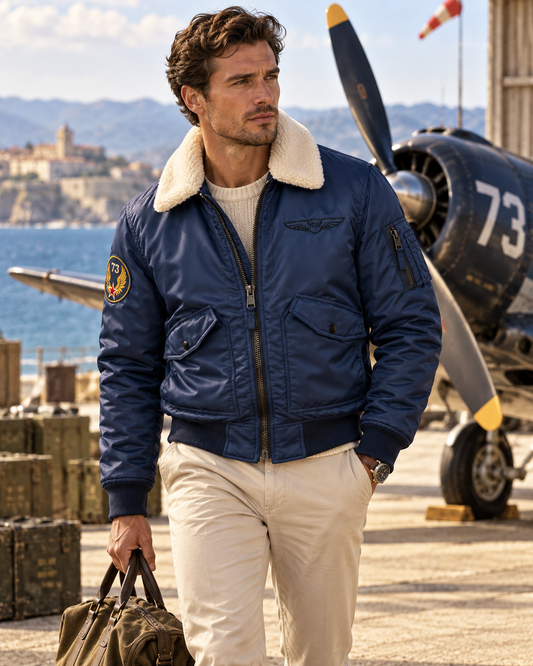 Veste Hanford Aviateur – Navy