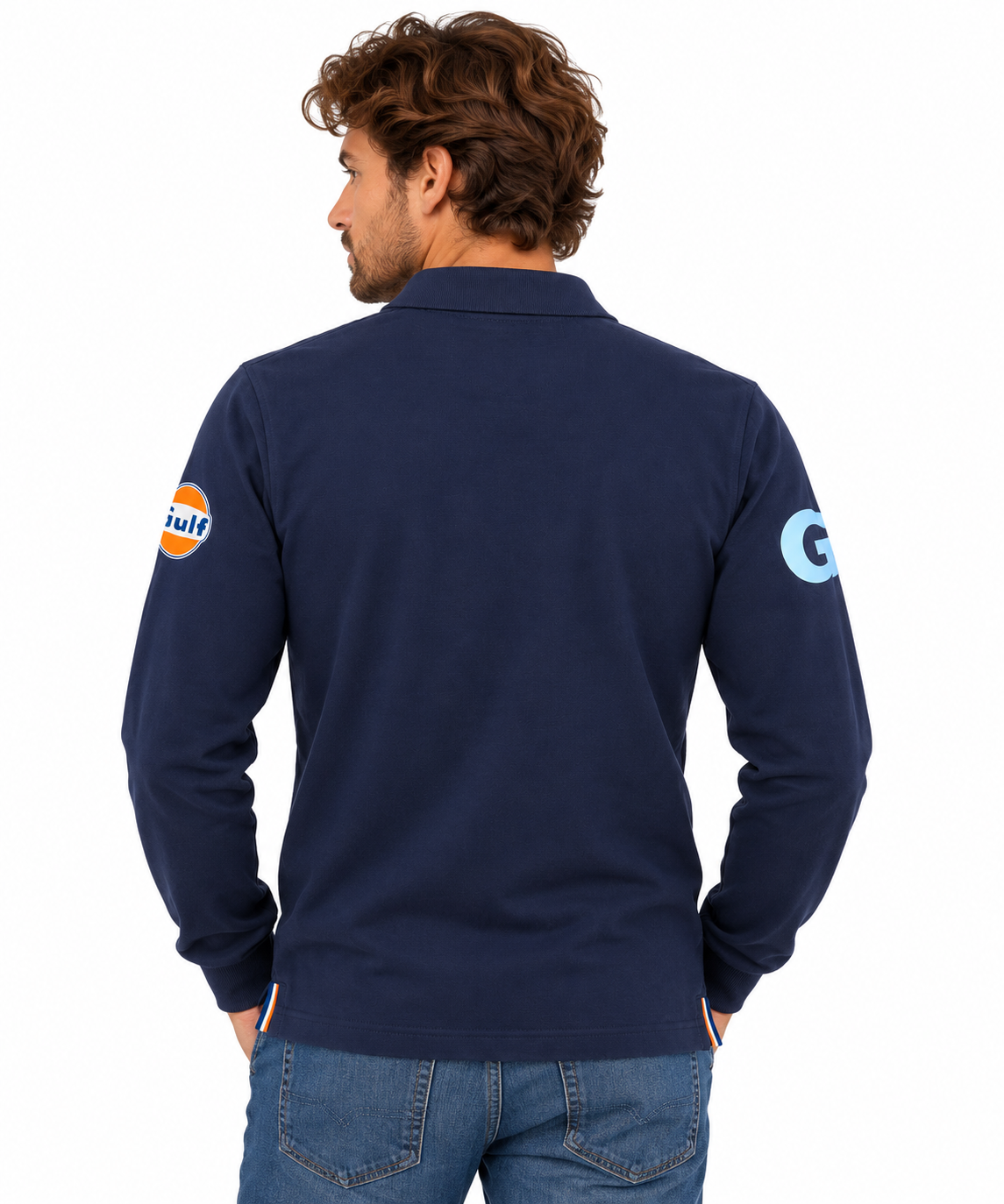 Polo Manches Longues Bold 1901 Gulf Bleu Marine – Édition 125 Ans