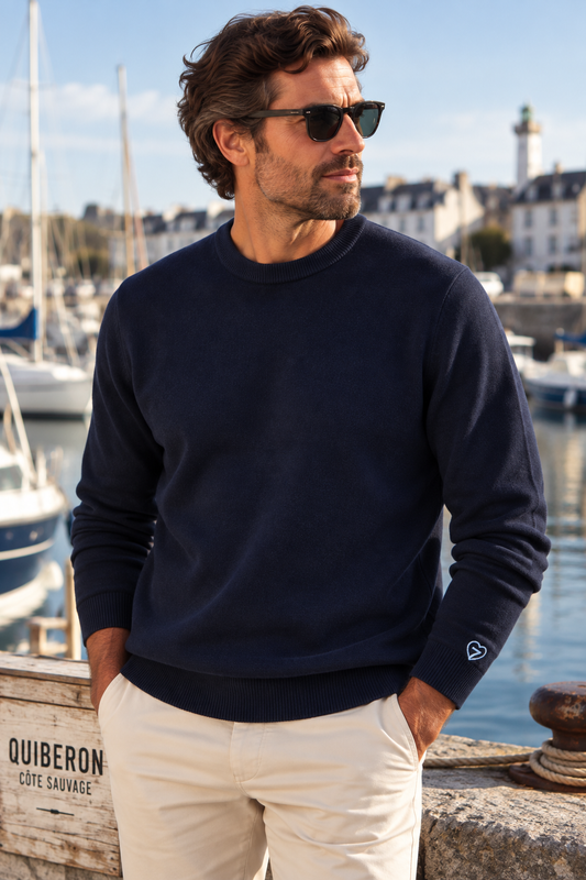 Pull ANDER dark navy – Hero Seven | Mérinos & Cachemire