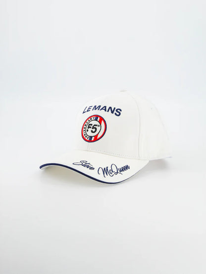 SMQ Anniversary cap white Steve MCQUEEN x Le Mans