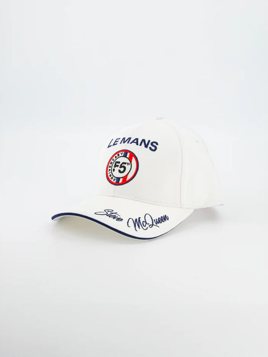SMQ Anniversary cap white Steve MCQUEEN x Le Mans
