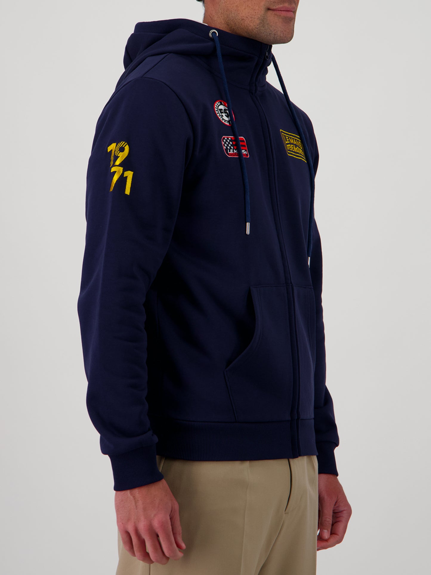 Sweat SMQ Full Zip Hoodie Faster 24H Le Mans x Steve McQueen