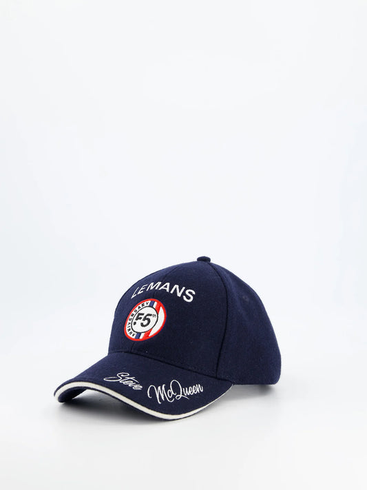 Casquette en Flanelle Signature Steve Mcqueen x Le Mans