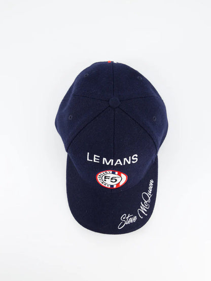 Casquette en Flanelle Signature Steve Mcqueen x Le Mans