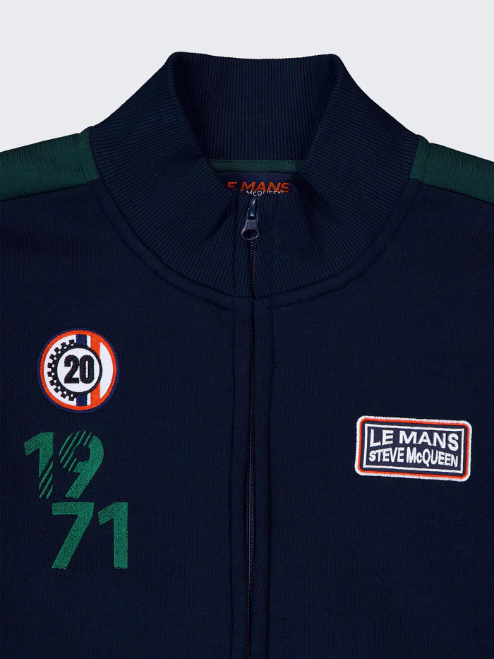 Track Jacket Retro fall STEVE MCQUEEN Navy
