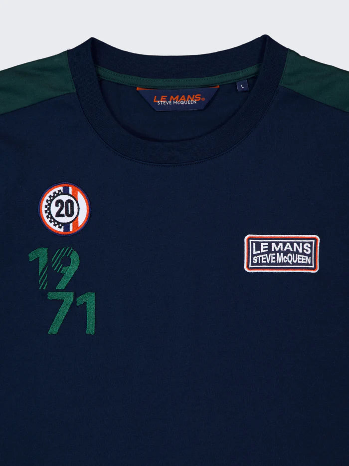 Tee shirt Retro fall Steve MCQUEEN x Le Mans