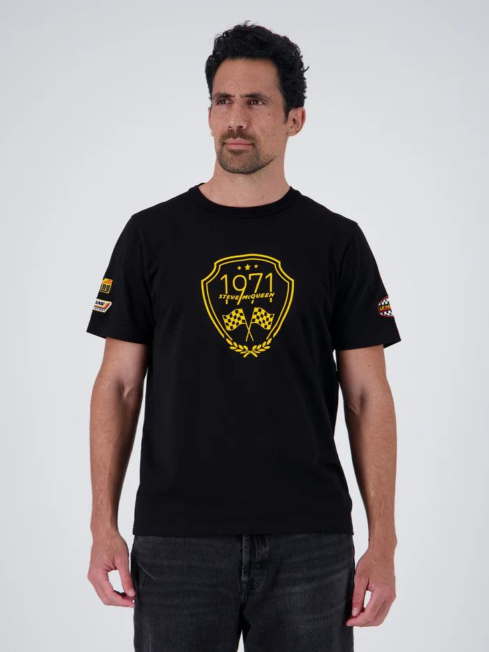 Tee shirt Ready set black Steve MCQUEEN x Le Mans