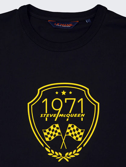 Tee shirt Ready set black Steve MCQUEEN x Le Mans